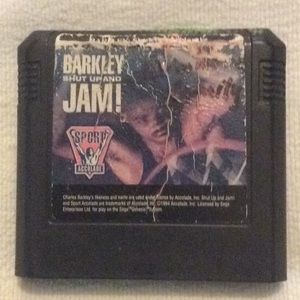 Sega Genesis Game Charles Barkley Shut up Jam